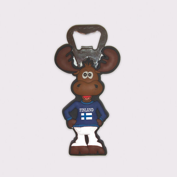 Magnet, moose bottle opener