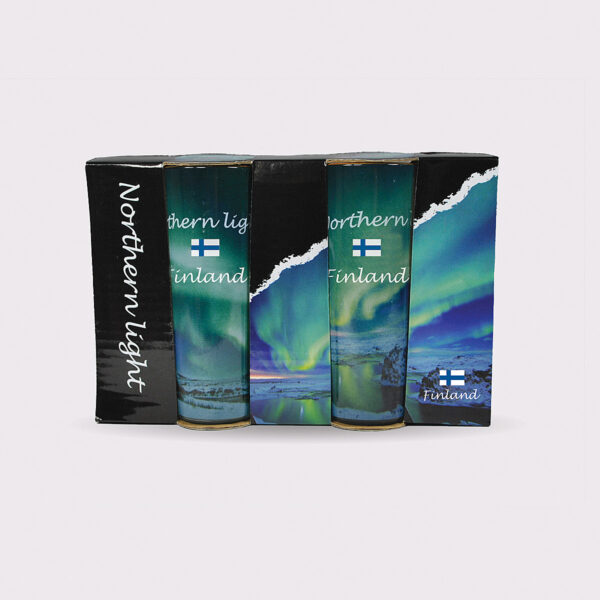Shot glass, 2 pcs set, northern lights, 8 cl