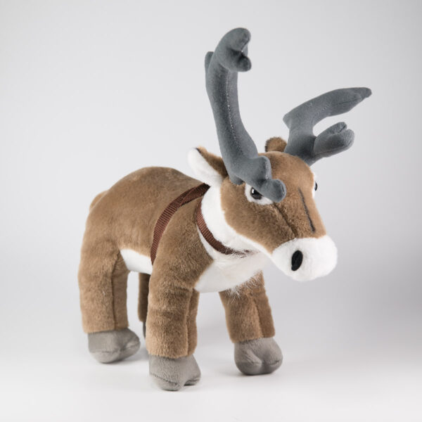Plush toy, brown reindeer, large