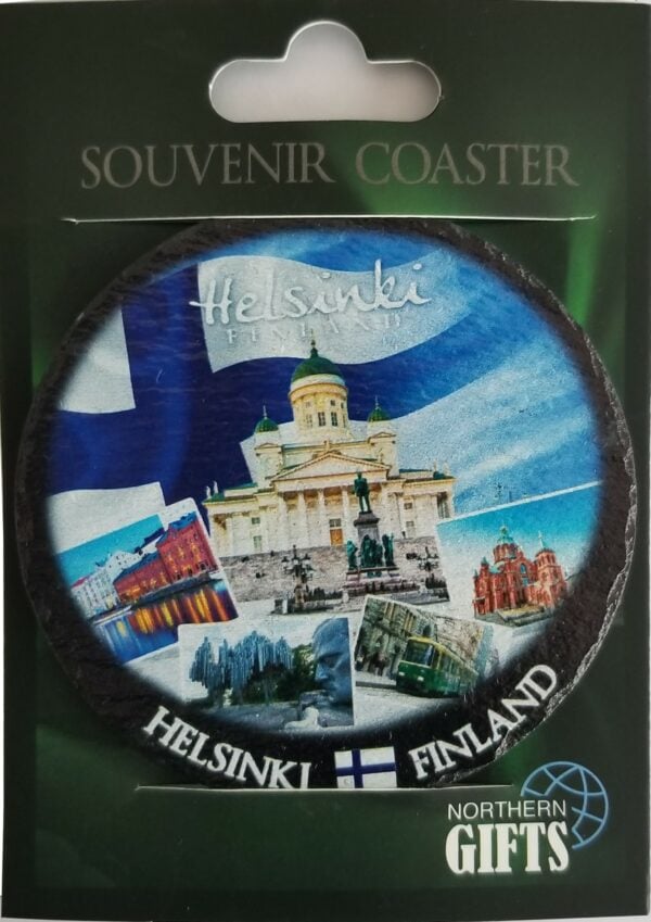 HELSINKI WOOD STAMP MAGNET 1