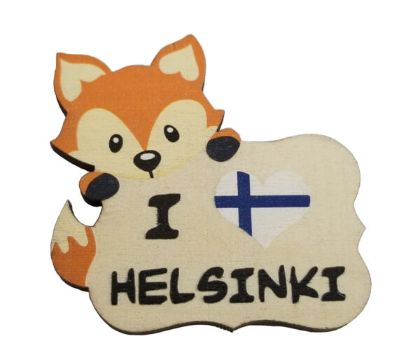 WOOD MAGNET - HELSINKI