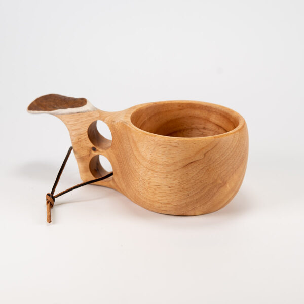 Wooden cup with horn/Sarvi kuksa