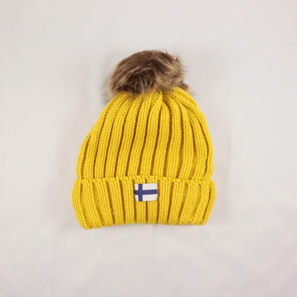 Hat PomPom, yellow