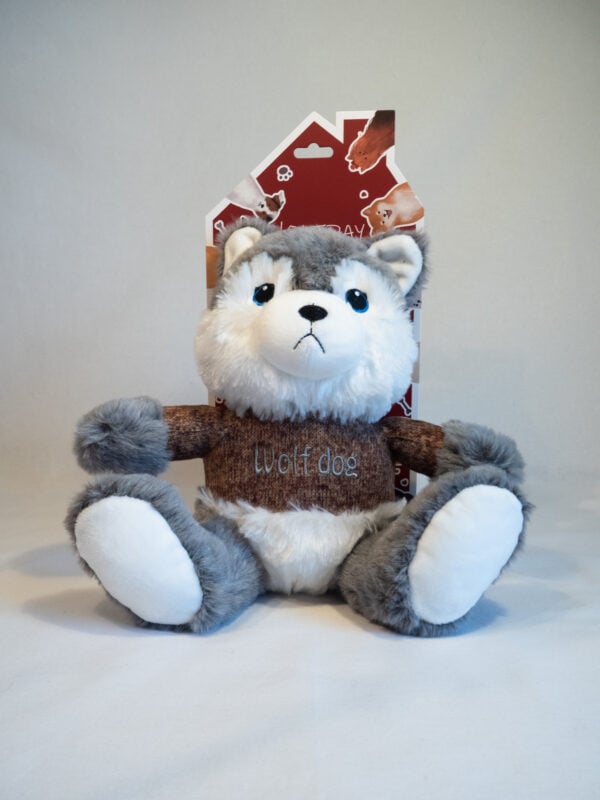 PET TOY, husky, 30 cm