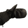 Leather Mitten, Polyester Back, size M-9 - Image 2