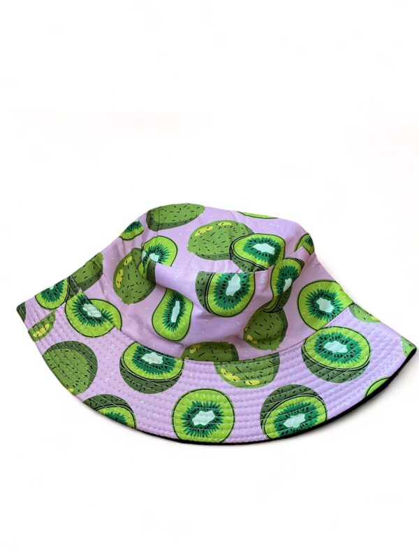 fishing hat-kiwi fruit pink