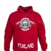 Finland hoodie red - L
