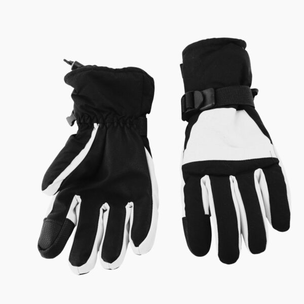 ski gloves-white size-L